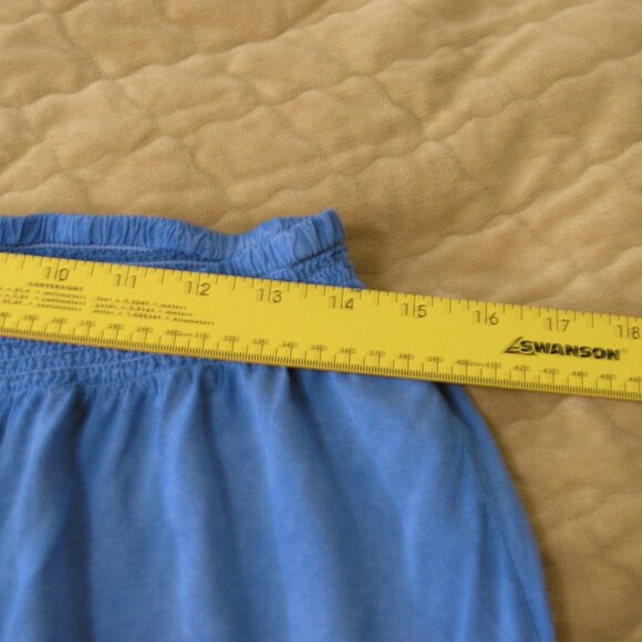 Mile Gabrielle Blue tiered Rayon skirt Size Large - Picture 10 of 12